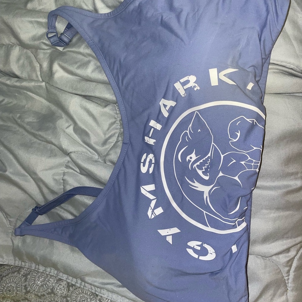 Blue legacy gym shark, bra